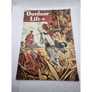 1948 MAY OUTDOOR LIFE MAGAZINE - Hunter with Dog COVER